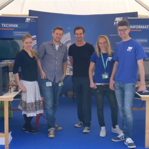 Zusammen mit dem Vinn:Lab und der Studienberatung der TH Wildau auf dem Potsdamer Tag der Wissenschaft