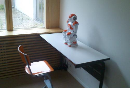 Raum-Setup für die NAO-Anwendung zur Förderung autistischer Kinder