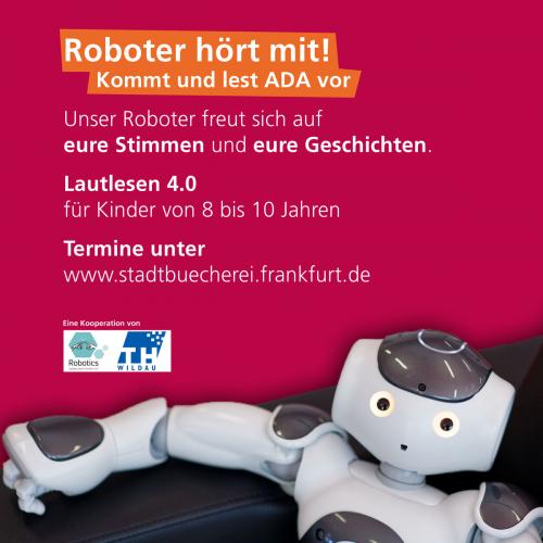 Roboter hört mit!  © Stadtbücherei Frankfurt