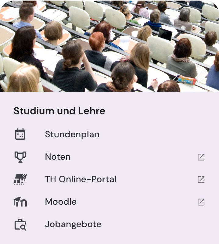 Unidos Wildau - Studium und Lehre
